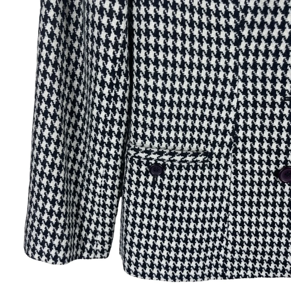 Theme Black & White Houndstooth Blazer in Size Small - Picture 8 of 11